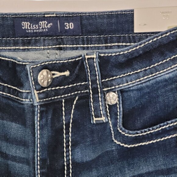 Miss Me Mid Rise Skinny 30 - Picture 3 of 8